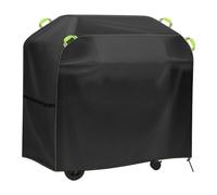 Housse de barbecue résistante aux déchirures avec revêtement en polyuréthane 3000 mm - Évaluation imperméable à l'eau - Sangles coupe-vent renforcées - 86 cm - 157 cm - Ajustement générique