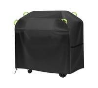 Housse de barbecue résistante aux déchirures avec revêtement en polyuréthane 3000 mm - Évaluation imperméable à l'eau - Sangles coupe-vent renforcées - 86 cm - 157 cm - Ajustement générique