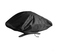 Housse de barbecue résistante aux intempéries pour Weber Q2000 et Q200 Series avec doublure en polyester imperméable et vinyle, fermeture à cordon de serrage sécurisée (82 x 48 x 32 cm)