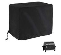 Housse de barbecue robuste de 66 cm, Oxford 600D, imperméable, résistante aux UV, pour barbecue au charbon Royal Gourmet CD1519 (66 x 43 x 48 cm, noir)