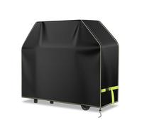 Housse de barbecue robuste en tissu Oxford 420D imperméable, coupe-vent, résistante aux UV et indéchirable avec cordon de serrage et boucles pour Weber, Napoleon, Landmann, Enders, Char-Broil et plus