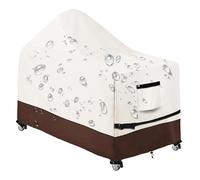 Housse De Barbecue Robuste Et Imperméable De 152 Cm (60 Pouces) - Compatible Propane Et Charbon De Bois, Protection Extérieure Toutes Saisons, Accessoires Pour La Maison | Solution Fiable Pour Jardin,