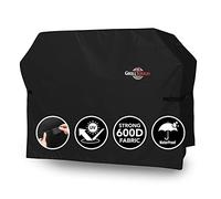 Housse de Barbecue Robuste GrillTough pour Barbecue extérieur - Imperméable, résistante aux intempéries, aux UV et à la décoloration avec Sangles réglables - (183L x 66W x 130H cm)