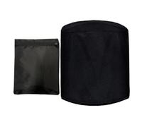 Housse de barbecue ronde d'extérieur - 5 tailles disponibles | Tissu Oxford 210D, revêtement PU, résistant à la neige et à la poussière, toutes saisons, légère et facile à plier, avec sac de rangement