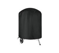 Housse de barbecue ronde résistante aux intempéries - Noir - 58 x 77 cm | Fermetures élastiques et compactes pour rangement avec matériaux Oxford pour une utilisation en extérieur et anti-poussière