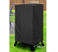 Housse de barbecue verticale imperméable pour barbecue carré avec sangles réglables et fermeture à boucle pour un ajustement sûr