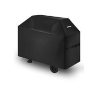 VEVOR Housse de barbecue 1320 mm, bâche de protection barbecue extérieur, imperméable, résistante aux intempéries polyester 600D robuste facile à mettre et enlever, avec sangles auto-agrippantes, noir