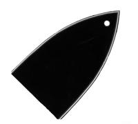 Housse de barre de réglage 3 plis pour guitares électriques, pièce de rechange de style triangle à 1 trou, compatible avec les modèles ESP/LTD, accessoires en plastique noir