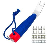 Housse de bateau, bouton-pression pratique avec vis et poignée antidérapante pour éviter les déchirures de la toile