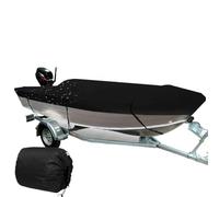 Housse De Bateau Housse de Protection Robuste et imperméable for Bateau de pêche Ouvert et remorquable, 210D, 3,5 à 4,5 m(490x240CM)