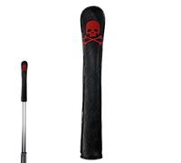 Housse de Bâton d’Alignement de Golf - Housse en Cuir PU pour Clubs d’Alignement, Couverture de Bâton de Pointage de Golf, Contient 2 Clubs, Intérieur en Peluche Protecteur, 35x5.5 cm