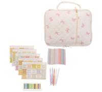 Housse de Bible à Motif Floral en Polyester, Format 29x22x5,3cm | Organisation Multicouche, Ajustement Personnalisé, Légère, Protège des Rayures et Éclaboussures, Voyages, Usage Féminin