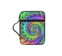 Housse de bible avec imprimé tie-dye pour femmes et filles, avec poignée pour Bible de taille standard