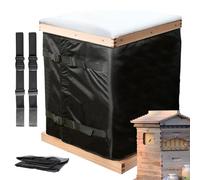 Housse de boîte à abeilles, isolation hivernale pour ruche,Housse d'isolation thermique en tissu Oxford - Fournitures pour ruche, couverture de Protection d'hiver réglable, enveloppe de réutilis