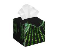 Housse de boîte à mouchoirs en cuir avec imprimé Hacker Attack - Pour cuisine, salle de bain