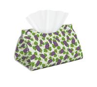 Housse de boîte à mouchoirs longue et moderne, pliable en cuir, accessoires pour salle de bain, bureau, voiture, table, décoration d'intérieur, jolie boîte à mouchoirs en forme de feuilles de vigne