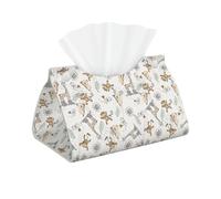 Housse de boîte à mouchoirs longue et moderne, pliable en cuir, accessoires pour salle de bain, bureau, voiture, table, décoration d'intérieur, boîte à mouchoirs en forme de singe girafe