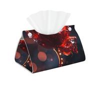 Housse de boîte à mouchoirs longue et moderne, pliable en cuir, accessoires pour salle de bain, bureau, voiture, table, décoration d'intérieur, boîte à mouchoirs artistique rose rosée