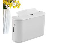 Housse De Boîte À Mouchoirs - Organiseur De Papier Toilette, Fenêtre De Visualisation, Support D'ouverture De 22,9 Cm, Étui Décoratif De Solution De Style Harmonieux | Bureau De Comptoir De Chambre