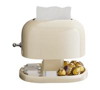 Housse de boîte à mouchoirs - Support géométrique 22 x 15 x 18,5 cm, distributeur de mouchoirs faciaux, organisateur de rangement anti-poussière pour serviettes décoratives | Boîte élégante en tissu