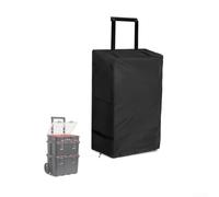 Housse de boîte à outils étanche et anti-poussière avec design empilable, plusieurs choix de tailles et capacité de roulement pour un rangement sécurisé des outils et un transport facile (600D)