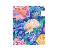 Housse de boîte aux lettres décorative pour Pâques Motif pivoines Bleu roi Taille standard 45,7 x 53,3 cm
