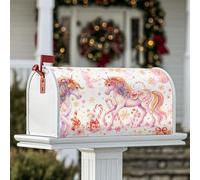 Housse de boîte aux lettres magnétique en forme de cheval magique, pour décoration de maison et de jardin, 45,7 x 53,3 cm