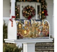 Housse de boîte aux lettres magnétique en forme de dragon pour décoration de pelouse, 53,3 x 64,9 cm