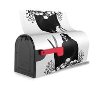 Housse de boîte aux lettres magnétique pour Halloween - Motif tête de mort - Étanche - Installation facile