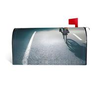 Housse de boîte aux lettres magnétique pour voiture et vélo - 64,8 x 53,3 cm - Décoration de boîte aux lettres pour vacances, printemps, hiver