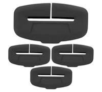 Housse de boucle de ceinture de sécurité en Silicone, lot de 4 protecteurs de clips anti-rayures, de boucle flexible, ensemble de housses de contre les rayures | Auto ca
