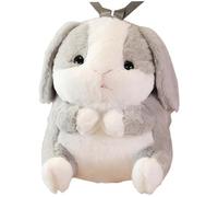 Housse de bouillotte uniquement en peluche douce - Style sac à dos avec sangle réglable - Mignonne et chaude - Pour filles et enfants - Lapin