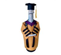 Housse de bouteille de vin - Couvre-bouteille de vin décoratif pour enterrement de vie de jeune fille | Décorations de remise de diplôme Fournitures de fête pour enterrement de vie de jeune fille