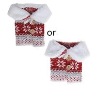 Housse de bouteille de vin en forme de chandail de Noël, décorations de Noël, décoration de dîner, Nouvel An 2023, vacances de Noël, housse de bouteille de vin