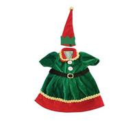 Housse de bouteille de vin pour homme - Motif créatif - Convient aux bouteilles standard - Protection de bouteille de vin de Noël, Modèle femme, Taille unique
