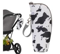 Housse de bouteille isotherme en néoprène avec sangle, design portable et suspendu, barrière thermique, 12 x 8 x 23 cm, pour voyage, randonnée, sports d'intérieur, école, salle de classe, salle de