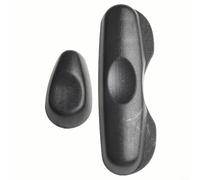 Housse de bouton de réglage de siège électrique pour Mitsubishi pour siège avant Pajero V33 V73 V93 V97 compatible avec OEM MR654269 MR654268 MR600710 MR655222 (noir)