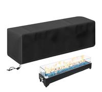 Housse de brasero carrée imperméable et résistante à la poussière - Accessoires de barbecue pour feux de camp, camping, table d'extérieur, hayon, fête d'été