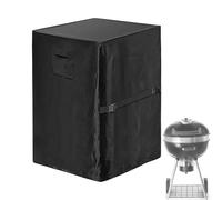 Housse de brasero en tissu Oxford 420D | 55 x 55 x 88 cm, protection imperméable épaisse, cette protection de cuisinière carrée résistante au soleil améliore la protection des meubles de barbecue de