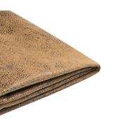 Housse de cadre de lit double en cuir PU marron 140 x 200 cm pour les lits FITOU