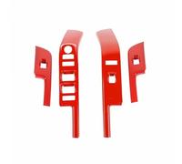 Housse de cadre tableau Compatible Avec C&evrolet Pour Silverado 2014 2015 2016 2017 4 Pièces Couvercle De Décoration De Panneau De Commande De Commutateur De Lève-vitre De Voiture