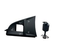 Housse de cadre tableau Compatible Avec Skoda Pour Octavia Pour Superb Pour Fabia 1/2/4 Pièces Couvercle De Bouton De Commutateur De Volant Garniture Ornements De Console Centrale 3V0919719F