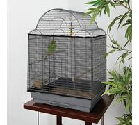 Housse de cage à oiseaux à base de maille conçue pour la rétention du flux d'air et le contrôle du désordre dans des logements spacieux pour aviaires (B)