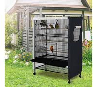 Housse de cage à oiseaux en tissu Oxford conçue pour un usage quotidien dans les volières d'intérieur offrant un contrôle constant de la lumière et une barrière physique contre la poussière (160 x