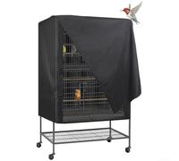 Housse de cage à oiseaux Oxford 210D résistante à la lumière, à la poussière et à l'eau pour modèles 48 x 48 x 102 cm (84 x 59 x 104 cm)