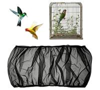 Housse de cage à oiseaux - Protection en réutilisable en nylon,Filets de cage à oiseaux pour perroquets | Convient pour pink, agapornis, gris africain, calopsittes, maina, ara, intérieur