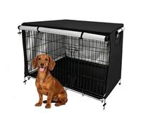 Housse De Cage Métallique,Jardin Patio Chien Cage Housse En Tissu Polyester