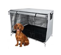 Housse De Cage Métallique,Jardin Patio Chien Cage Housse En Tissu Polyester