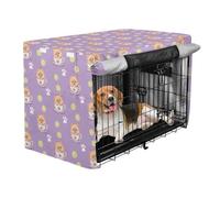 Housse de cage pour chien avec balles de tennis et stores enrouleurs