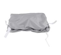 Housse de Cage pour Chien d’extérieur 79 x 53 x 50,8 cm, Housse imperméable pour chenil, Housse Anti-poussière et Pare-Soleil en Tissu Oxford argenté avec fenêtres en Maille pour c (Grise)